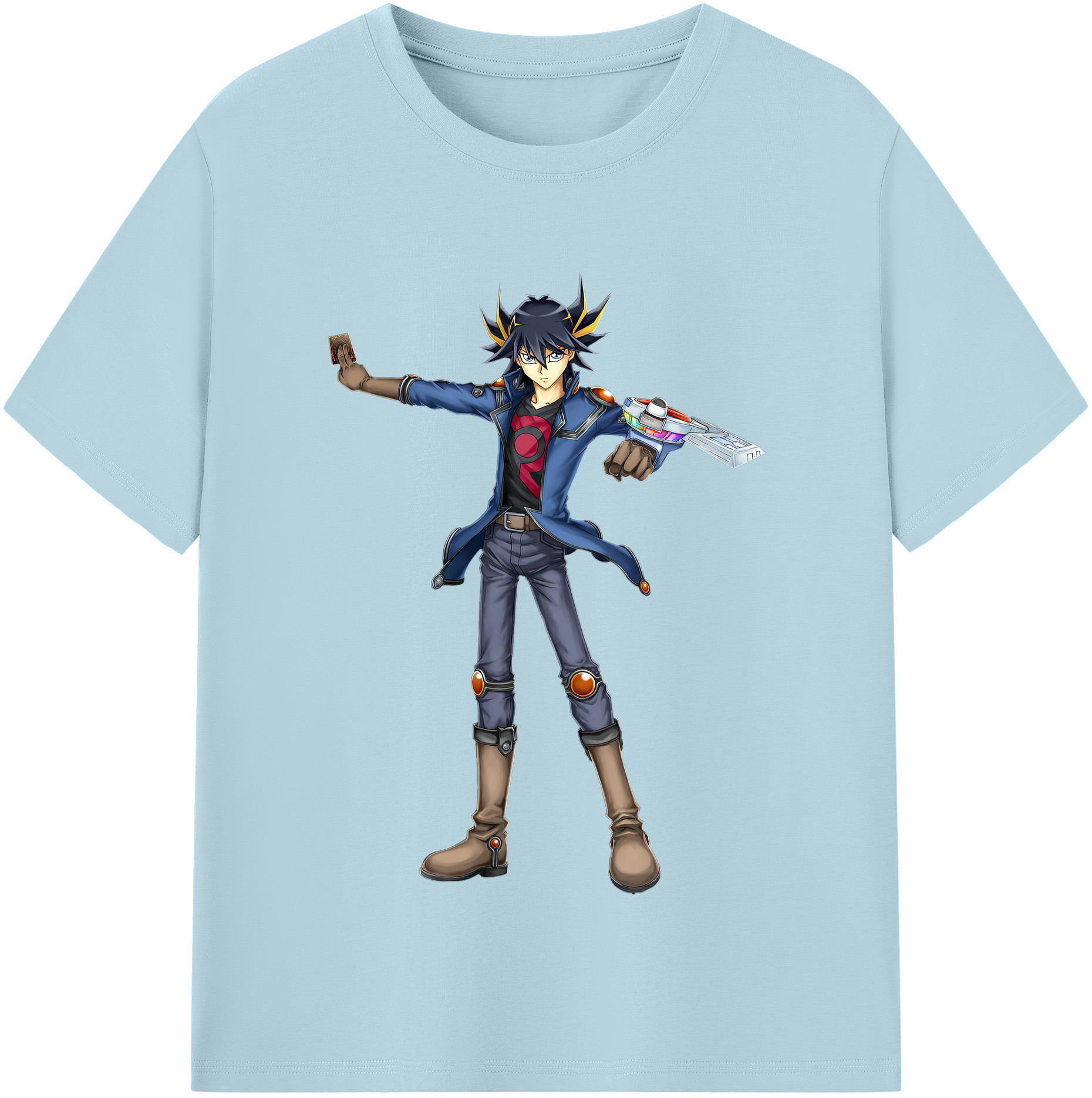 （画像用） 遊☆戯☆王 Yu-Gi-Oh! 綿100％半袖Tシャツ（フロントプリント）